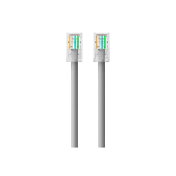 Belkin High Performance - Patch cable - RJ-45 (M) to RJ-45 (M) - 12 ft - UTP - CAT 6 - molded, snagless - gray -  - A3L98012