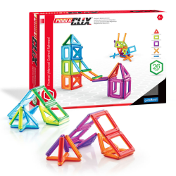 Guidecraft PowerClix Frames, Magnetic Building Set, 26 Pieces