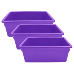 Jonti-Craft Cubbie Trays, 5-1/4"H x 8-5/8"W x 13-1/2"D, Purple, Pack Of 3 Trays