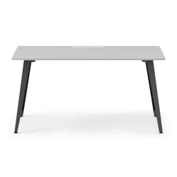 Branch Furniture Office Desk, 60" x 30", Fog/Charcoal