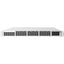 Meraki 36-port 2.5Gbe + 12-port mGbe UPoE Switch - 48 Ports - Manageable - 3 Layer Supported - Modular - 1100 W Power Consumption - Twisted Pair, Optical Fiber - 1U High - Rack-mountable - Lifetime Limited Warranty