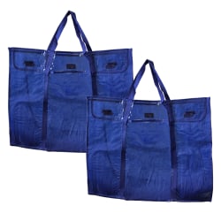 Carson Dellosa Education Deluxe Bulletin Board Storage Bags, 30"H x 24"W x 1/2"D, Blue, Pack Of 2 Bags