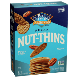 Blue Diamond Nut Thins, Pecan, 4.25 Oz, Total Qty 12