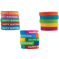 Teacher Created Resources Happy Birthday Classroom Wristbands, 7-1/4", Pack Of 30 Wristbands