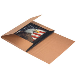 Partners Brand Jumbo Easy Fold Mailers, 30" x 30" x 6", Kraft, Pack Of 20