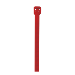 Partners Brand Colored Cable Ties, 40 Lb, 8", Red, Case Of 1,000 Ties