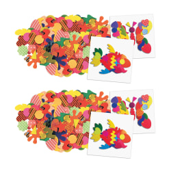 Roylco Paper Popz, 1500 Shapes Per Pack, 2 Packs
