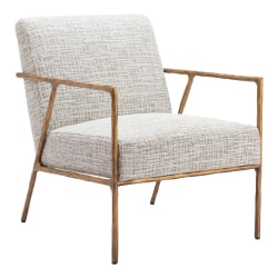 Zuo Norrebro Accent Chair, Beige Frost