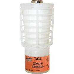 Rubbermaid Commercial TCell Odor Control Dispenser Refills - 6000 ft³ - Mango Blossom - 60 Day - 6 / Carton - Odor Neutralizer, VOC-free
