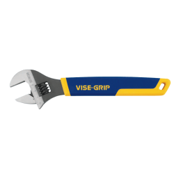 Vise-Grip Adjustable Wrenches, 12 in Long, 1-1/2 in Opening, Chrome
