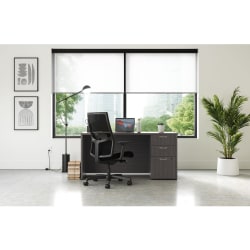 HON® Mod 60"W Computer Desk Credenza, Slate Teak