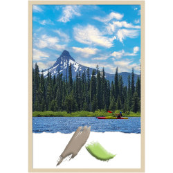 Amanti Art Wood Picture Frame, Opening Size 24" x 36“, 25" x 37", Svelte Natural