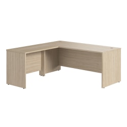 Bush Business Furniture Studio C 72"W L-Shaped Corner Desk With 42"W Return, Natural Elm, Standard Delivery