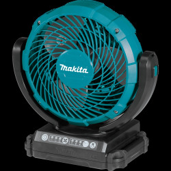 Makita USA LXT 7-1/8" 3-Speed 18V Lithium-Ion Cordless Fan, 19-3/8"H x 10-5/8"W x 5-7/8"D, Makita Blue