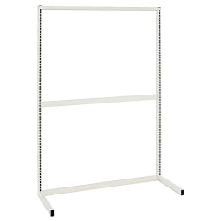 Quantum Partition Wall Starter Unit, 70"H x 48"W x 12"D, Silver