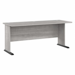 Bush® Business Furniture Studio A 72"W Computer Desk, Platinum Gray, Standard Delivery