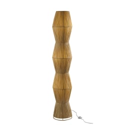 Adesso Renata Floor Lantern, Paper Raffa