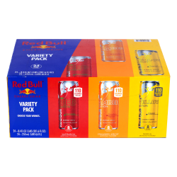 Red Bull Editions Energy Drink Variety Pack, 8.4 Oz, Pack Of 24 Drinks