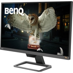BenQ EW2780Q - LED monitor - 27" - 2560 x 1440 QHD @ 60 Hz - IPS - 350 cd/m² - 1000:1 - 5 ms - 2xHDMI, DisplayPort - speakers - black, metallic gray
