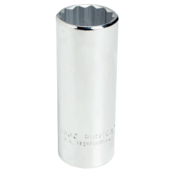 Proto Torqueplus Deep Sockets, 1/2 in Drive, 1 1/8 in Opening, 12 Points