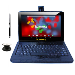 Linsay F10IPS Tablet, 10.1" Screen, 2GB Memory, 64GB Storage, Android 13, Black Crocodile