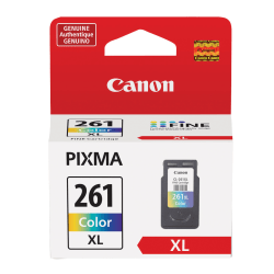 Canon® CL-261XL Tri-Color High-Yield Ink Cartridge, 3724C001