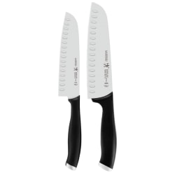 Henckels Silvercap 2-Piece Asian Knife Set, Black
