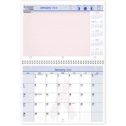 2024 AT-A-GLANCE® QuickNotes City of Hope Monthly Wall Calendar, 11" x 8", January to December 2024, PMPN5028