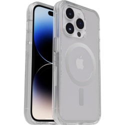OtterBox iPhone 14 Pro Symmetry Series+ Clear Antimicrobial Case for MagSafe - For Apple iPhone 14 Pro Smartphone - Clear - Clear - Bacterial Resistant, Drop Resistant - Polycarbonate, Plastic, Synthetic Rubber - 1 Pack