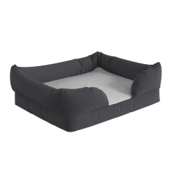 Flash Furniture Orthopedic Memory Foam Dog Bed, Small, 20"L x 25"W x 7"H, Gray