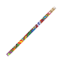 Musgrave Pencil Co. Motivational Pencils, 2.11 mm, #2 Lead, Super-Duper Heroes, Multicolor, Pack Of 144