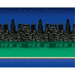 Pacon® Fadeless Bulletin Board Art Paper, City Lights, 48" x 12', Pack Of 4 Rolls