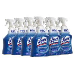 Lysol Disinfectant Bathroom Cleaner, 32 oz Spray Bottle, 12/Carton