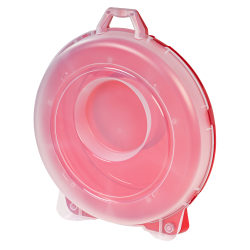 Iris Holiday 30" Wreath Storage Box, 7" x 30-11/16" x 33-7/8", Red
