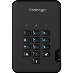 iStorage diskAshur2 HDD 3TB Secure Portable Password Protected Hard Drive