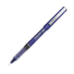 Pilot® Precise™ V5 Liquid Ink Rollerball Pens, 0.5 mm, Extra Fine Point, Purple Barrel, Purple Ink, Pack Of 12 Pens