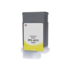 Clover Imaging Group Wide Format - 130 ml - yellow - compatible - box - ink cartridge (alternative for: Canon PFI-107Y) - for Canon imagePROGRAF iPF670, iPF680, iPF685, iPF770, iPF780, iPF785