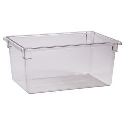 Cambro Camwear 12"D Food Storage Boxes, 18" x 26", Clear, Set Of 4 Boxes