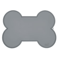 Nice Paws Bone Mat, 12-1/2" x 20-1/2", Gray