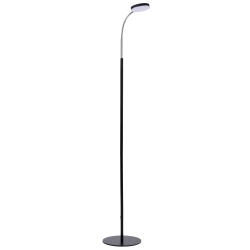 Bostitch® Gooseneck LED Floor Lamp, 52"H, Black