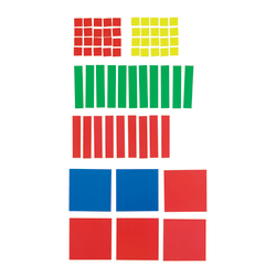 Learning Resources® Magnetic Algebra Tiles, Grades 6 - 12, Pack Of 72