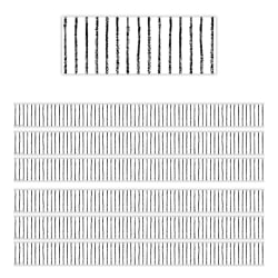 Teacher Created Resources Straight Border Trim, White With Black Pinstripes, 35' Per Pack, Set Of 6 Packs