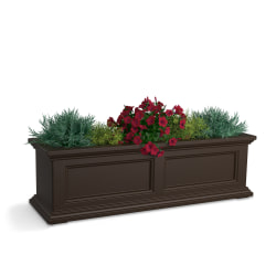 Mayne Fairfield Window Box Planter, 3', Espresso