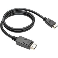 Tripp Lite DisplayPort To HDMI / DP To HDMI Adapter, 3'
