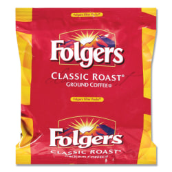 Folgers® Coffee Filter Packs, Regular, 1.05 Oz, Carton Of 40 Packs