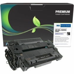 MSE Remanufactured Black Toner Cartridge Replacement For HP CE255A/Canon 3481B003, MSE02215514