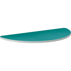 HON® Build 60"W Configurations Half-Round Table, Turquoise Blue