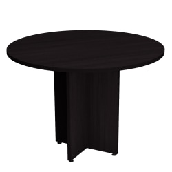 IVA ProSeries Round Conference Table, 42" W x 42" D x 29-1/2" H, Espresso