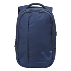 Volkano Midtown Backpack With 15.6'' Laptop Pocket, Navy