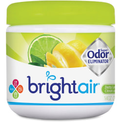 BRIGHT Air® Super Odor™ Eliminator Gel, Zesty Lemon Lime, 14 Oz